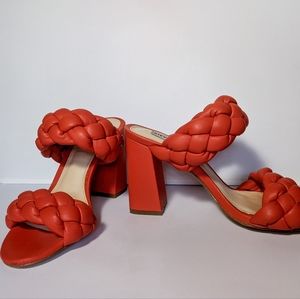 Steve Madden Braided Heel Sandal size 6.5 M open to offers